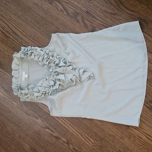 Ruffle neck top